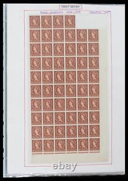 Collection de timbres Lot 38253 MNH/MH/timbre utilisé Grande-Bretagne 1912-2002 dans un album