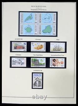 Collection de timbres Lot 38341 MNH Micronésie 1983-2016 dans 3 albums Scott