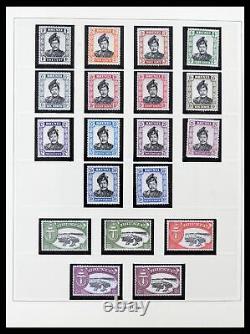 Collection de timbres Lot 38808 MNH Brunei 1895-1989 dans un album de luxe Safe