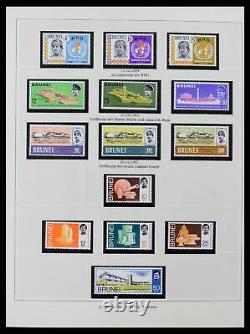 Collection de timbres Lot 38808 MNH Brunei 1895-1989 dans un album de luxe Safe