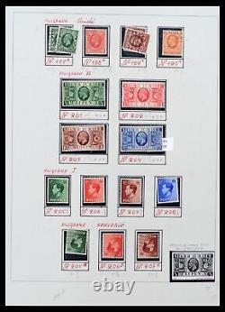 Collection de timbres Lot 39033 Grande-Bretagne 1912-1981 dans 2 albums