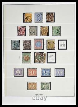 Collection de timbres Lot 39221 Pays-Bas 1852-1966 dans 2 albums Lindner