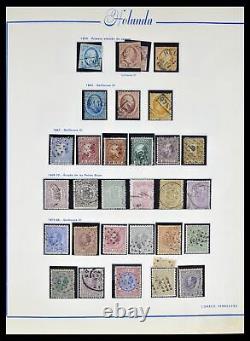 Collection de timbres Lot 39234 Pays-Bas 1852-1975 dans l'album Majo