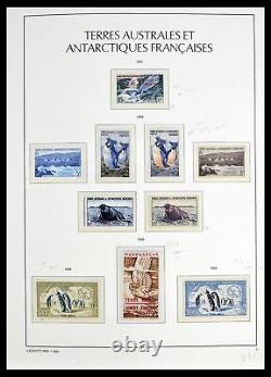 Collection de timbres Lot 39371 TAAF 1948-1999 dans un album Leuchtturm