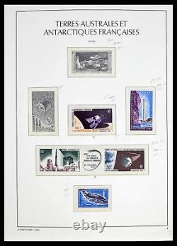 Collection de timbres Lot 39371 TAAF 1948-1999 dans un album Leuchtturm