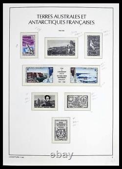 Collection de timbres Lot 39371 TAAF 1948-1999 dans un album Leuchtturm