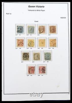 Collection de timbres Lot 39379 Inde et États 1854-1968 dans 3 albums