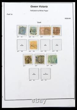 Collection de timbres Lot 39379 Inde et États 1854-1968 dans 3 albums