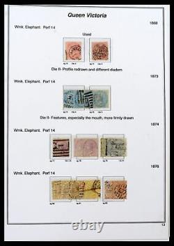 Collection de timbres Lot 39379 Inde et États 1854-1968 dans 3 albums