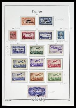 Collection de timbres Lot 39385 France 1900-1944 dans un album Leuchtturm