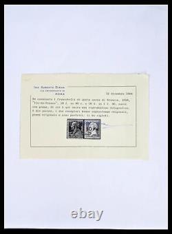 Collection de timbres Lot 39385 France 1900-1944 dans un album Leuchtturm