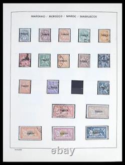 Collection de timbres Lot 39537 Maroc français 1911-1976 dans un album Schaubek