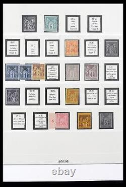 Collection de timbres Lot 39538 France 1849-1964 dans 4 albums Lindner