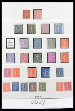 Collection de timbres Lot 39538 France 1849-1964 dans 4 albums Lindner