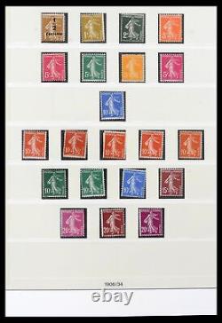 Collection de timbres Lot 39538 France 1849-1964 dans 4 albums Lindner