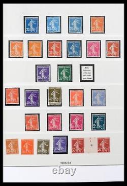 Collection de timbres Lot 39538 France 1849-1964 dans 4 albums Lindner