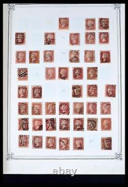 Collection de timbres Lot 39638 Grande-Bretagne 1840-1974 dans un ancien album Yvert