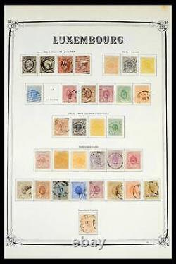 Collection de timbres Lot 39652 Luxembourg 1852-1975 dans un grand album Yvert