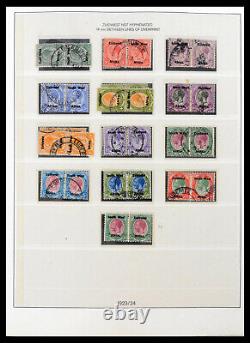 Collection de timbres Lot 39725 Afrique du Sud-Ouest 1916-1975 dans un album de luxe Lindner