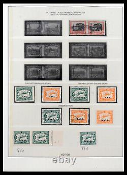 Collection de timbres Lot 39725 Afrique du Sud-Ouest 1916-1975 dans un album de luxe Lindner