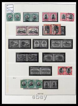 Collection de timbres Lot 39725 Afrique du Sud-Ouest 1916-1975 dans un album de luxe Lindner