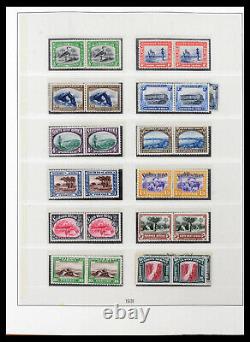 Collection de timbres Lot 39725 Afrique du Sud-Ouest 1916-1975 dans un album de luxe Lindner