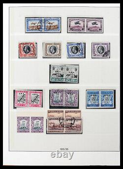 Collection de timbres Lot 39725 Afrique du Sud-Ouest 1916-1975 dans un album de luxe Lindner