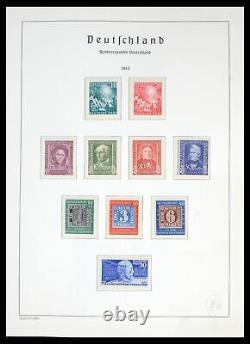 Collection de timbres Lot 39783 MNH Bund 1949-1980 dans un album Leuchtturm