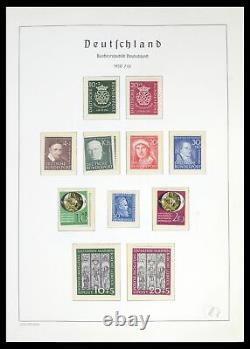 Collection de timbres Lot 39783 MNH Bund 1949-1980 dans un album Leuchtturm