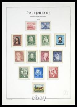 Collection de timbres Lot 39783 MNH Bund 1949-1980 dans un album Leuchtturm