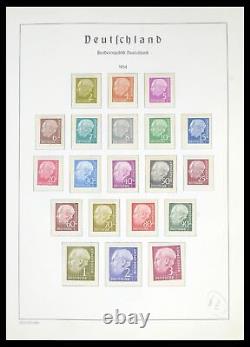 Collection de timbres Lot 39783 MNH Bund 1949-1980 dans un album Leuchtturm