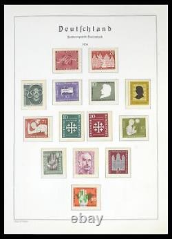 Collection de timbres Lot 39783 MNH Bund 1949-1980 dans un album Leuchtturm