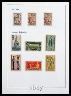 Collection de timbres Lot 39985 Laos 1951-2013 dans 2 albums Leuchtturm