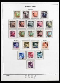 Collection de timbres Lot 40175 Chine 1949-1963 dans un album Schaubek