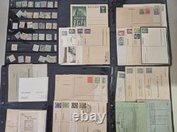 Collection de timbres MD WW dans une grande boîte prioritaire