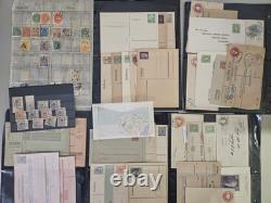 Collection de timbres MD WW dans une grande boîte prioritaire