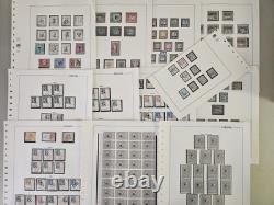 Collection de timbres MD WW dans une grande boîte prioritaire