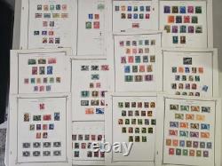 Collection de timbres MD WW dans une grande boîte prioritaire