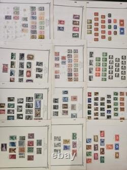 Collection de timbres MD WW dans une grande boîte prioritaire