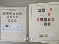 Collection de timbres MD WW dans une grande boîte prioritaire
