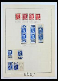 Collection de timbres MNH Lot 40102 France 1944-1973 dans un album Davo