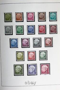 Collection de timbres MNH d'Allemagne dans un énorme album Shaubek