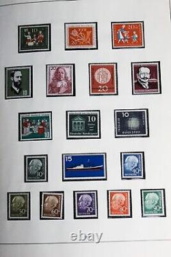 Collection de timbres MNH d'Allemagne dans un énorme album Shaubek