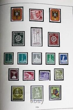 Collection de timbres MNH d'Allemagne dans un énorme album Shaubek