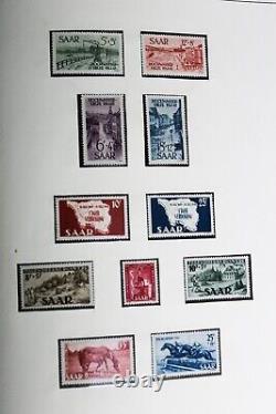 Collection de timbres MNH d'Allemagne dans un énorme album Shaubek