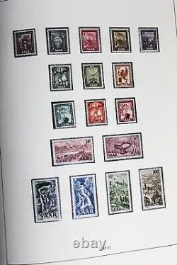 Collection de timbres MNH d'Allemagne dans un énorme album Shaubek