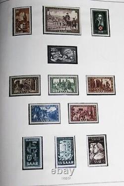 Collection de timbres MNH d'Allemagne dans un énorme album Shaubek