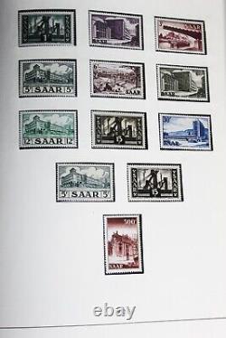 Collection de timbres MNH d'Allemagne dans un énorme album Shaubek