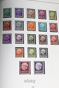 Collection de timbres MNH d'Allemagne dans un énorme album Shaubek