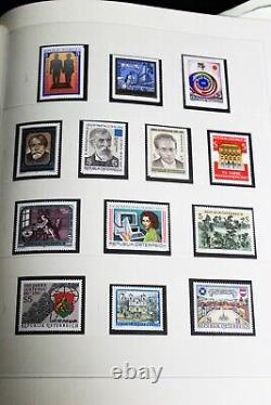 Collection de timbres MNH d'Autriche dans un album sécurisé